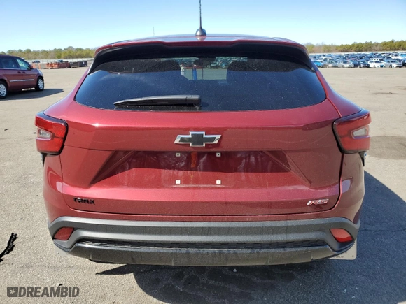2024 Chevrolet Trax 1RS with VIN KL77LGE28RC193208, listed as a Copart auction lot 48867675 with 14,605 mi miles and Salvage Title. Bid and sale history available at carsss.com. Image 6.