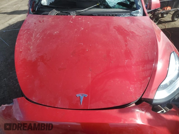 2020 Tesla Model Y Long Range with VIN 5YJYGDEF6LF009729, listed as a Copart auction lot 43817095 with Not Provided miles and Salvage Title. Bid and sale history available at DreamBid. Image 11.