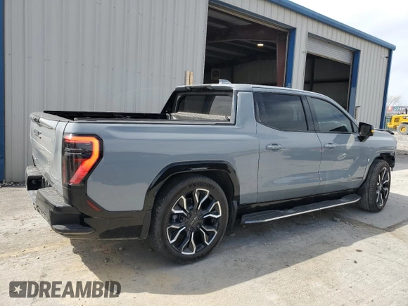 2024 GMC Sierra 1500 with VIN 1GT401EL2RU401324, listed as a Copart auction lot 49891285 with 2,034 mi miles and Salvage Title. Bid and sale history available at DreamBid. Image 3.