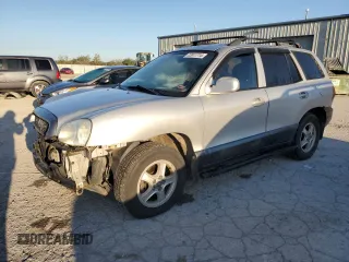 2003 Hyundai Santa Fe GLS with VIN KM8SC73D43U449620, listed as a Copart auction lot 72917714 with 113,766 mi miles and Salvage Title. Bid and sale history available at carsss.com. Image 1.