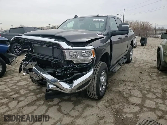 2024 Ram 2500 Tradesman with VIN 3C6UR5CJ4RG367640, listed as a Copart auction lot 43172485 with 2,441 mi miles and Salvage title. Bid and sale history available at DreamBid. Image 10.