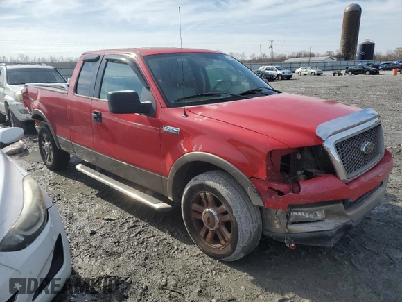 2005 Ford F-150 XLT with VIN 1FTPX12525NA40969, listed as a Copart auction lot 42563695 with 92,536 mi miles and Salvage Title. Bid and sale history available at carsss.com. Image 4.
