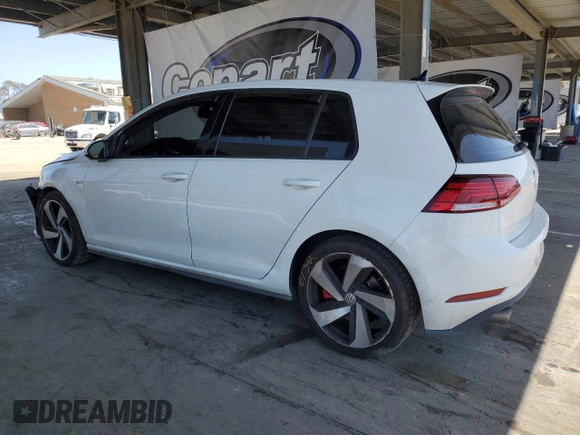 2019 Volkswagen GTI S with VIN 3VW5T7AU3KM018304, listed as a Copart auction lot 56257405 with 70,892 mi miles and Salvage title. Bid and sale history available at DreamBid. Image 2.