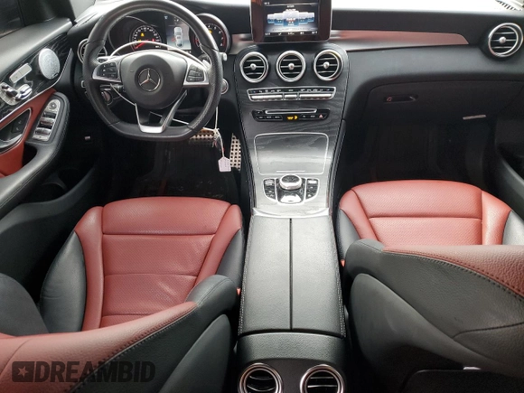 2018 Mercedes-Benz GLC with VIN WDC0J4KB4JF408609, listed as a Copart auction lot 43330065 with 11,870 mi miles and Salvage Title. Bid and sale history available at carsss.com. Image 8.