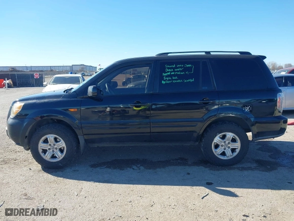 2008 Honda Pilot VP with VIN 5FNYF18238B049364, listed as a IAAI auction lot 41416071 with 170,384 mi miles. Bid and sale history available at carsss.com. Image 14.