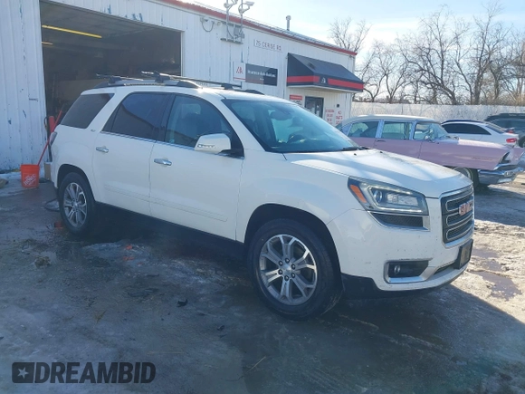 2015 GMC Acadia SLT with VIN 1GKKVRKD6FJ180333, listed as a IAAI auction lot 41344803 with 145,774 mi miles and . Bid and sale history available at DreamBid. Image 1.