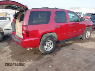 2007 Chevrolet Tahoe LT with VIN 1GNFC13007R275481, listed as a IAAI auction lot 41435767 with 183,818 mi miles and . Bid and sale history available at DreamBid. Image 4.