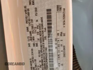 2023 Ford F-150 XL с VIN 1FTEW1CP9PKG21142, выставлен на аукционе Copart как лот 63073825 с пробегом 18 539 миль миль и Списание • Salvage title. История ставок и продаж доступна на DreamBid. Изображение 12.