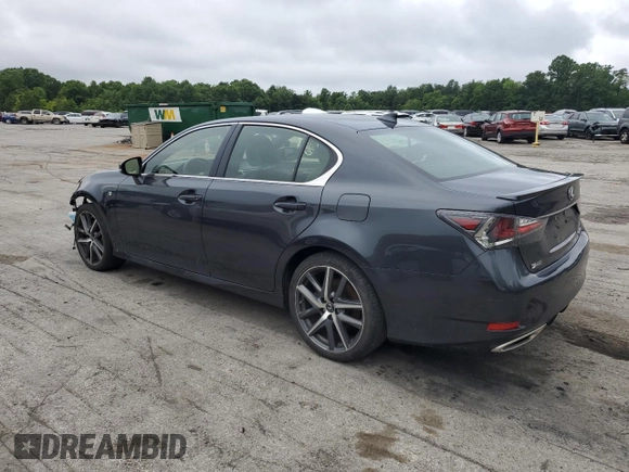 2018 Lexus GS 350 with VIN JTHCZ1BL2JA009907, listed as a Copart auction lot 63621575 with 29,645 mi miles and Salvage title. Bid and sale history available at DreamBid. Image 2.
