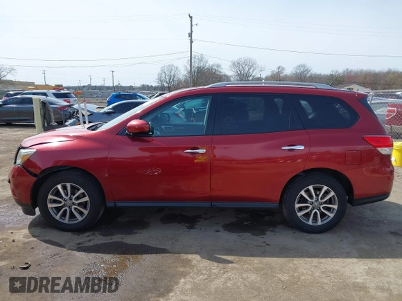 2014 Nissan Pathfinder SV with VIN 5N1AR2MM4EC660823, listed as a IAAI auction lot 41932472 with 167,787 mi miles. Bid and sale history available at carsss.com. Image 15.