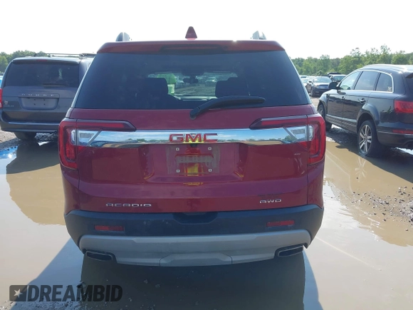 2020 GMC Acadia SLE with VIN 1GKKNRLS9LZ222083, listed as a IAAI auction lot 42552979 with 21,669 mi miles and . Bid and sale history available at DreamBid. Image 16.