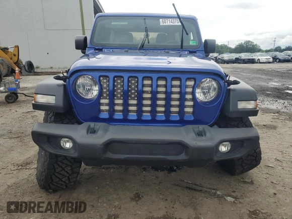 2018 Jeep Wrangler Unlimited Sport z VIN 1C4HJXDG8JW172632, wystawiony jako Copart lot #60714375 z przebiegiem 81 690 mil mil oraz Szkoda całkowita • Salvage title. Historia ofert i sprzedaży dostępna na DreamBid. Obrazek 5.