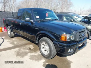 2005 Ford Ranger XL with VIN 1FTYR14U65PA57281, listed as a IAAI auction lot 41771666 with 206,023 mi miles. Bid and sale history available at carsss.com. Image 1.