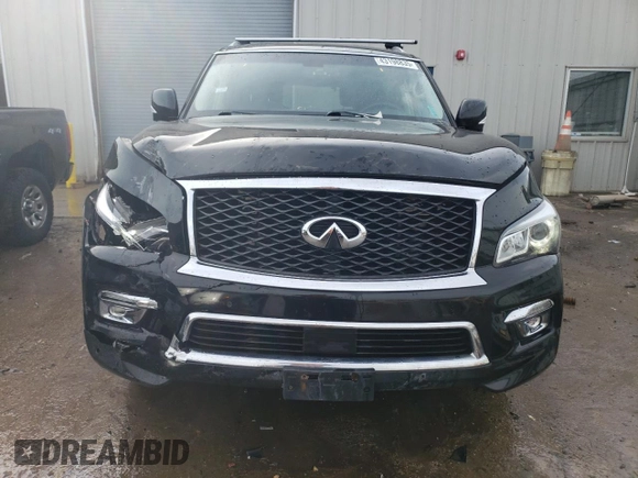2016 Infiniti QX80 with VIN JN8AZ2NE5G9126763, listed as a Copart auction lot 43198835 with 182,316 mi miles and Salvage Title. Bid and sale history available at DreamBid. Image 5.