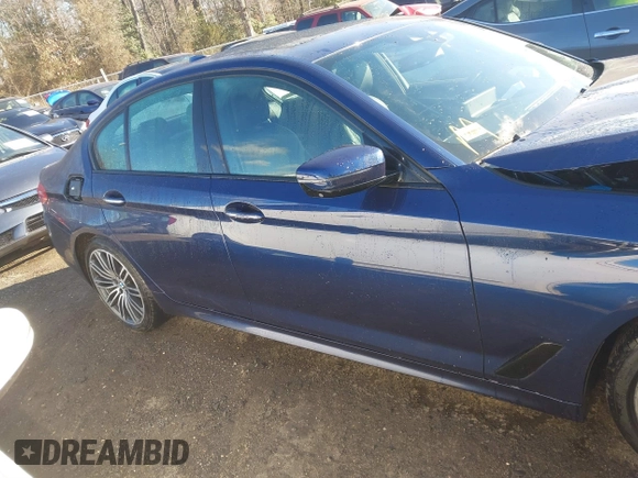 2017 BMW 5 Series 530i xDrive with VIN WBAJA7C32HG907106, listed as a IAAI auction lot 41020855 with 70,650 mi miles and . Bid and sale history available at carsss.com. Image 13.