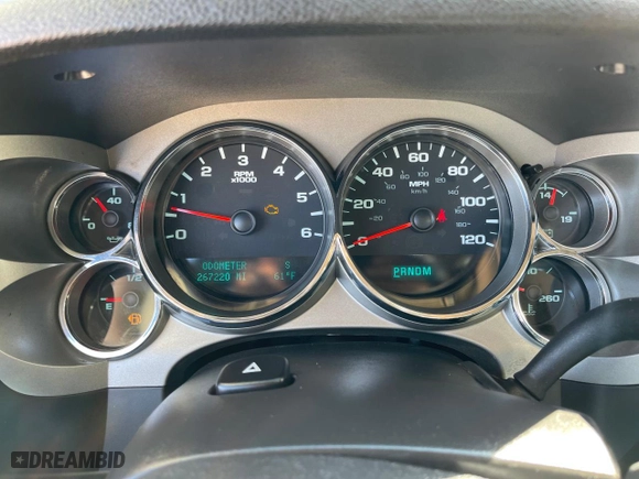 2013 GMC Sierra 1500 SLE with VIN 3GTP2VE25DG329407, listed as a Copart auction lot 50257245 with 267,220 mi miles and Clean Title. Bid and sale history available at carsss.com. Image 8.