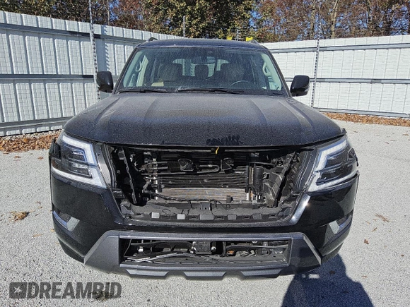2024 Nissan Armada SV with VIN JN8AY2AC3R9196904, listed as a Copart auction lot 83995844 with 8,688 mi miles and Clean Title. Bid and sale history available at carsss.com. Image 5.