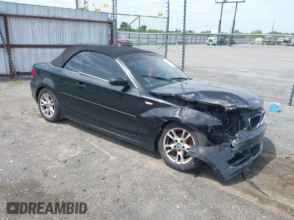 2008 BMW 1 Series 128i with VIN WBAUN13548VH79563, listed as a IAAI auction lot 42186957 with 154,400 mi miles and . Bid and sale history available at carsss.com. Image 1.