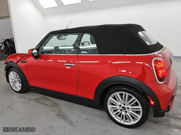 2024 MINI Convertible Cooper S with VIN WMW43DL09R3S04476, listed as a Copart auction lot 41887465 with NaN miles and Clean Title. Bid and sale history available at carsss.com. Image 2.