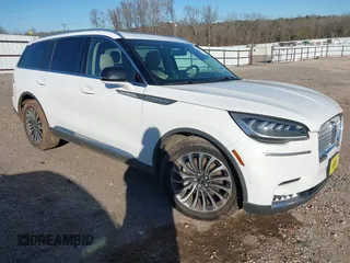 2020 Lincoln Aviator Reserve z VIN 5LM5J7WC8LGL36710, wystawiony jako IAAI lot #41399846 z przebiegiem 125 592 mil mil oraz . Historia ofert i sprzedaży dostępna na DreamBid. Obrazek 1.
