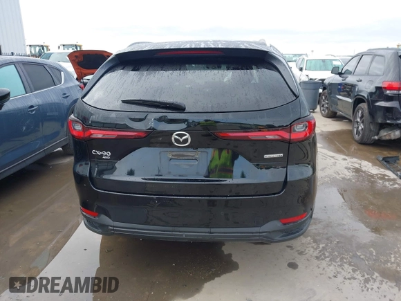 2025 Mazda CX-90 Preferred with VIN JM3KKBHD7S1208001, listed as a IAAI auction lot 42503425 with 16,745 mi miles and . Bid and sale history available at DreamBid. Image 16.