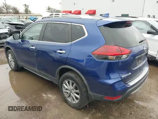 2018 Nissan Rogue SV with VIN JN8AT2MV7JW307875, listed as a IAAI auction lot 41559751 with 76,831 mi miles. Bid and sale history available at carsss.com. Image 3.