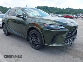 2024 Lexus RX 350 with VIN 2T2BAMBA6RC046837, listed as a IAAI auction lot 42651329 with 9,689 mi miles and . Bid and sale history available at DreamBid. Image 1.