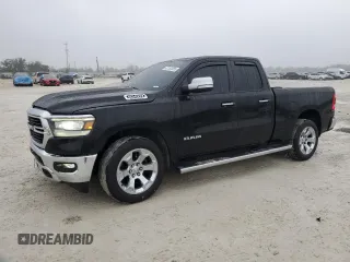 2019 Ram 1500 Big Horn z VIN 1C6RREBT1KN601447, wystawiony jako Copart lot #42152055 z przebiegiem 92 050 mil mil oraz Szkoda całkowita • Salvage title. Historia ofert i sprzedaży dostępna na DreamBid. Obrazek 1.