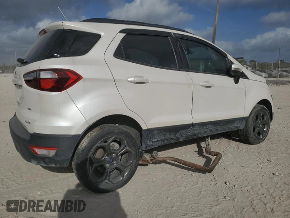 2018 Ford EcoSport SES z VIN MAJ6P1CL4JC218174, wystawiony jako Copart lot #58873485 z przebiegiem 44 931 mil mil oraz Nie do naprawy • Non repairable. Historia ofert i sprzedaży dostępna na DreamBid. Obrazek 3.