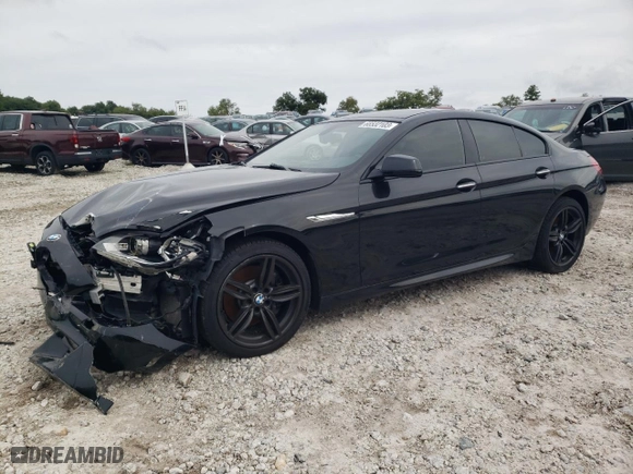 2015 BMW 6 Series 640i xDrive with VIN WBA6B8C56FD453645, listed as a Copart auction lot 68532103 with 0 mi miles and Salvage Title. Bid and sale history available at carsss.com. Image 1.