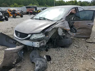 2014 Honda Civic Sedan LX with VIN 19XFB2F54EE064110, listed as a Copart auction lot 83068224 with 156,078 mi miles and Salvage Title. Bid and sale history available at carsss.com. Image 9.