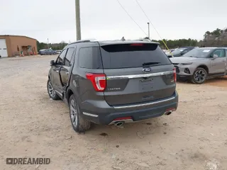 2018 Ford Explorer Limited with VIN 1FM5K8F81JGB45225, listed as a IAAI auction lot 41697298 with 142,484 mi miles. Bid and sale history available at carsss.com. Image 3.