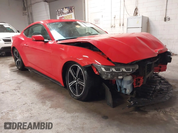 2024 Ford Mustang EcoBoost with VIN 1FA6P8TH0R5113118, listed as a IAAI auction lot 41246525 with 19,848 mi miles and . Bid and sale history available at DreamBid. Image 1.