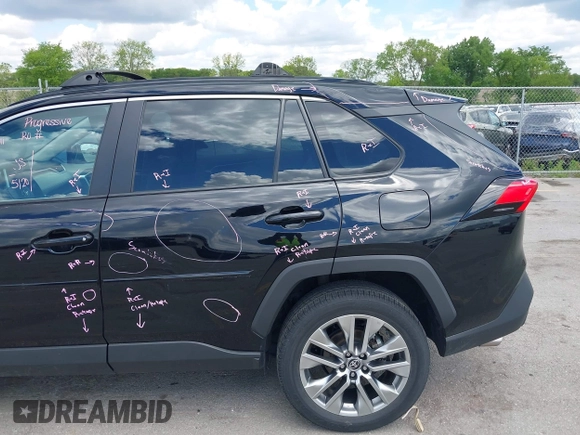 2023 Toyota RAV4 XLE Premium with VIN 2T3A1RFVXPC350896, listed as a IAAI auction lot 42345303 with 26,058 mi miles and . Bid and sale history available at DreamBid. Image 17.
