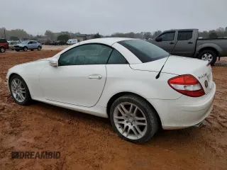 2008 Mercedes-Benz SLK-Class 3.0L with VIN WDBWK54F38F177231, listed as a Copart auction lot 79928324 with 109,471 mi miles and Salvage Title. Bid and sale history available at carsss.com. Image 2.