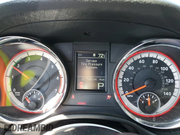 2012 Dodge Durango R/T with VIN 1C4SDHCT4CC362045, listed as a Copart auction lot 79638554 with 121,586 mi miles and Salvage title. Bid and sale history available at DreamBid. Image 9.