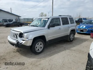 2013 Jeep Patriot Sport with VIN 1C4NJPBA9DD265273, listed as a Copart auction lot 52697955 with 154,472 mi miles and Salvage Title. Bid and sale history available at carsss.com. Image 1.