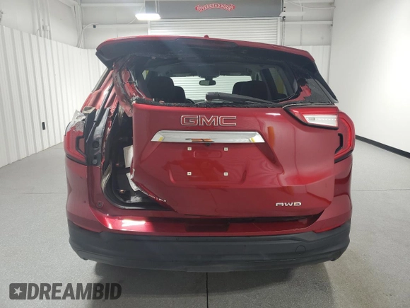 2024 GMC Terrain SLE with VIN 3GKALTEG0RL359811, listed as a Copart auction lot 59388725 with 26,638 mi miles and Clean title. Bid and sale history available at DreamBid. Image 6.
