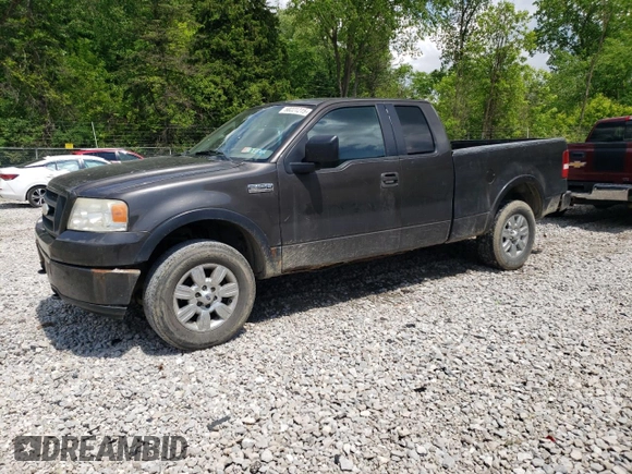 2006 Ford F-150 STX with VIN 1FTRX14W36NB54625, listed as a Copart auction lot 58221215 with 219,195 mi miles and Salvage title. Bid and sale history available at DreamBid. Image 1.