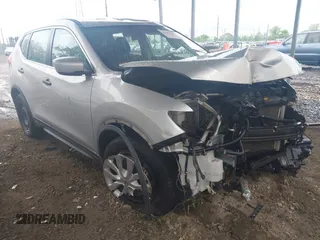 2017 Nissan Rogue S with VIN JN8AT2MV7HW251463, listed as a IAAI auction lot 42263332 with 86,578 mi miles and . Bid and sale history available at DreamBid. Image 1.