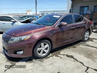 2015 Kia Optima LX with VIN 5XXGM4A73FG446561, listed as a Copart auction lot 64142025 with Not provided miles and Clean title. Bid and sale history available at DreamBid. Image 1.