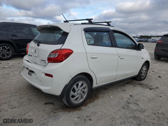 2019 Mitsubishi Mirage SE with VIN ML32A4HJ5KH010069, listed as a Copart auction lot 42210885 with 18,008 mi miles and Salvage Title. Bid and sale history available at carsss.com. Image 3.