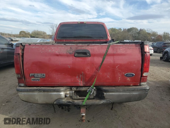 2003 Ford Super Duty F-250 XL with VIN 1FTNX21L03EC78460, listed as a Copart auction lot 79687784 with Not Provided miles and Salvage Title. Bid and sale history available at carsss.com. Image 6.