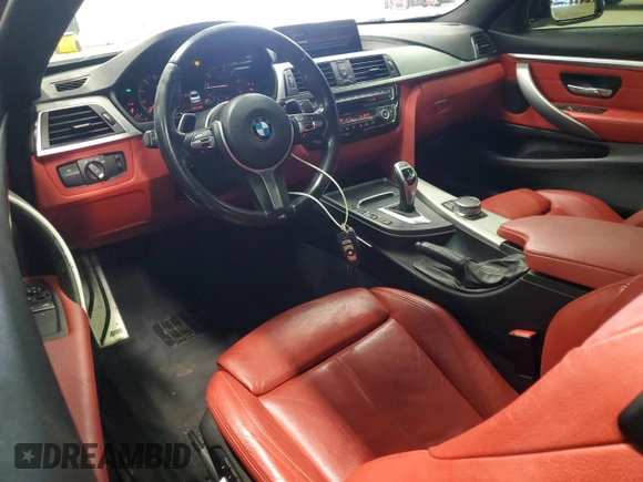2018 BMW 4 Series 430i xDrive with VIN WBA4W5C54JAA49461, listed as a Copart auction lot 51749285 with 86,927 mi miles and Salvage title. Bid and sale history available at DreamBid. Image 8.