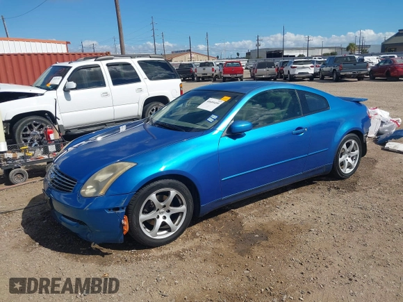 2003 Infiniti G35 w/Leather with VIN JNKCV54E03M218081, listed as a IAAI auction lot 40689499 with 87,064 mi miles and . Bid and sale history available at DreamBid. Image 18.