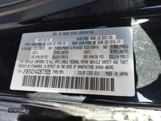 2016 Mazda CX-5 Grand Touring with VIN JM3KE4DY4G0677605, listed as a IAAI auction lot 41642893 with Not Provided miles and . Bid and sale history available at carsss.com. Image 9.