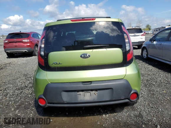 2015 Kia Soul with VIN KNDJN2A24F7810751, listed as a Copart auction lot 50996595 with 69,152 mi miles and Salvage Title. Bid and sale history available at carsss.com. Image 6.