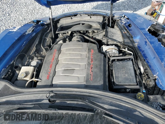 2016 Chevrolet Corvette 1LT with VIN 1G1YB2D72G5107038, listed as a Copart auction lot 43131815 with 45,822 mi miles and Salvage Title. Bid and sale history available at carsss.com. Image 11.