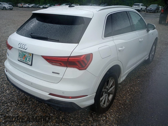 2023 Audi Q3 S line Premium with VIN WA1DECF37P1112072, listed as a IAAI auction lot 42744228 with 51,288 mi miles and . Bid and sale history available at DreamBid. Image 6.