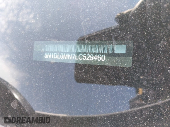 2020 Infiniti QX60 Luxe z VIN 5N1DL0MN7LC529460, wystawiony jako IAAI lot #42338248 z przebiegiem 97 883 mil mil oraz . Historia ofert i sprzedaży dostępna na DreamBid. Obrazek 9.